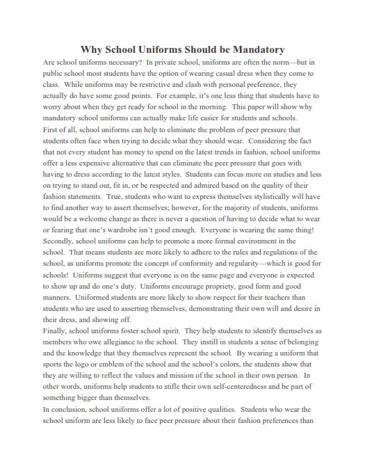 500-Word Essay for High School  (PDF)  
