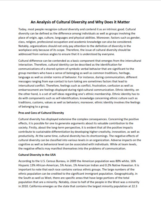 Descriptive Essay Example for Grade 12 (PDF)