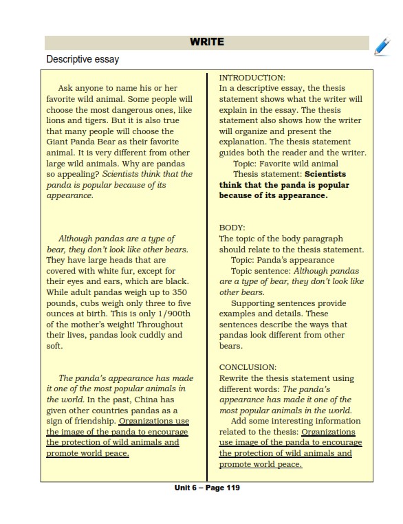 Descriptive Essay Format (PDF)
