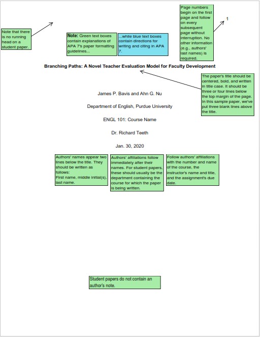 APA Research Paper Sample (PDF)